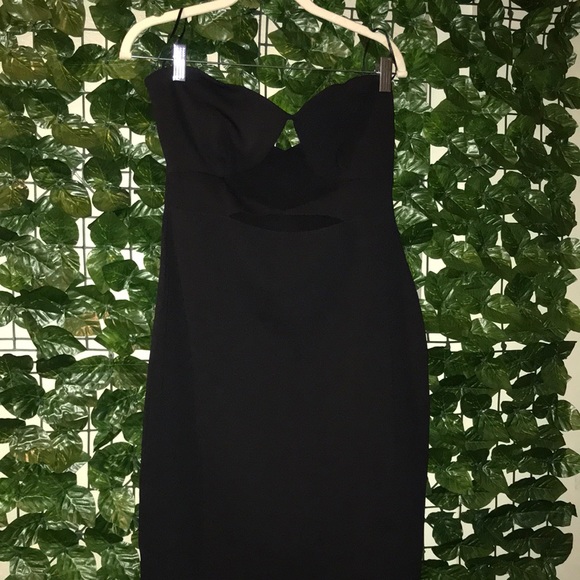 Zara Strapless Cut Out Dress - Picture 6 of 12